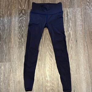 Lululemon Navy Blue High-Waisted Leggings